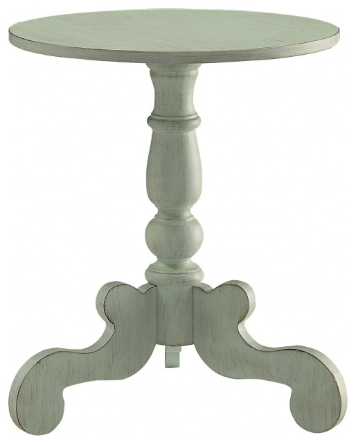 Ornate Sage Green Wooden Side Table French Country Side Tables And
