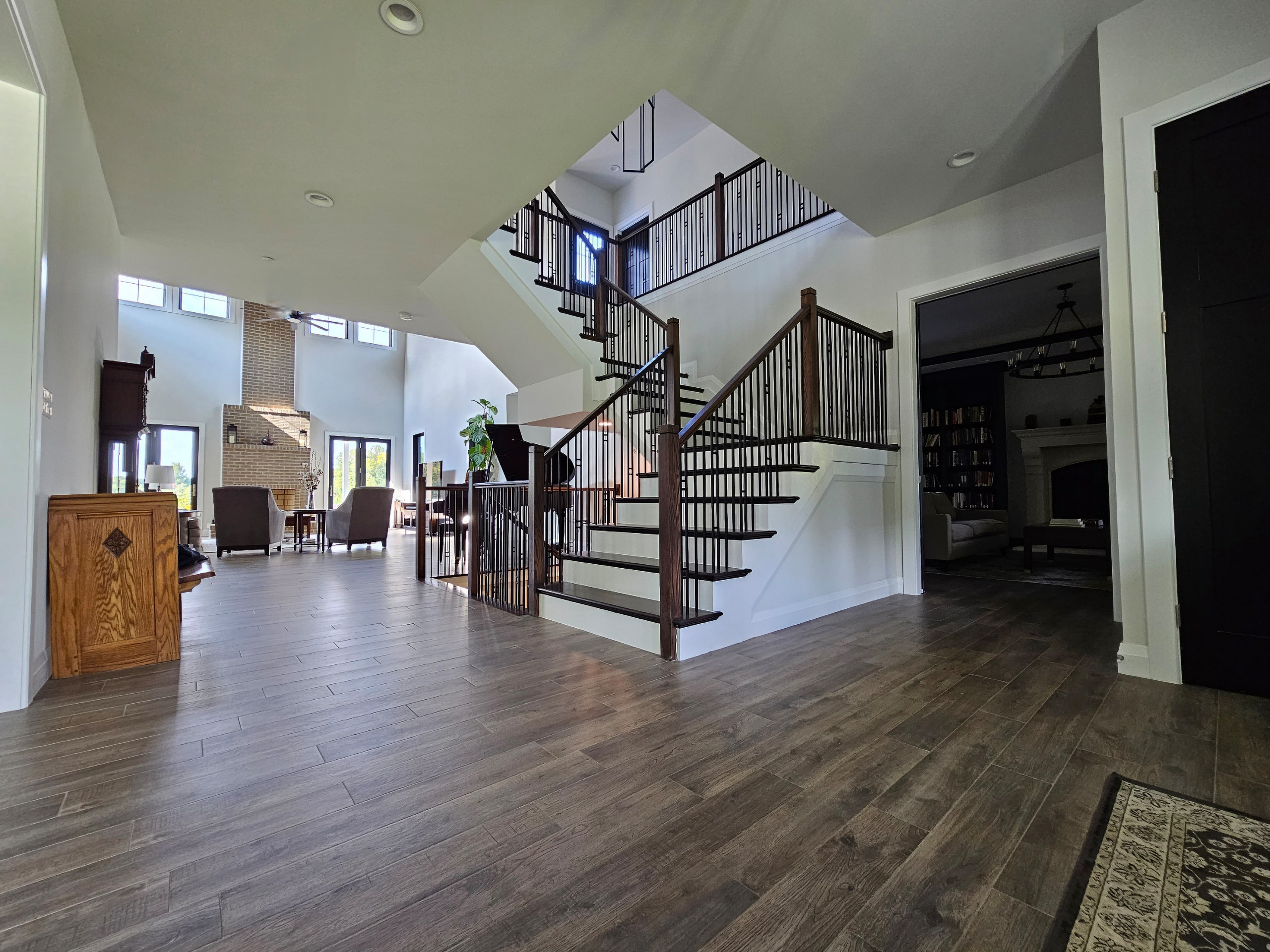 109_Impressive Floating Staircase in Countryside Retreat, Upper Marlboro, MD