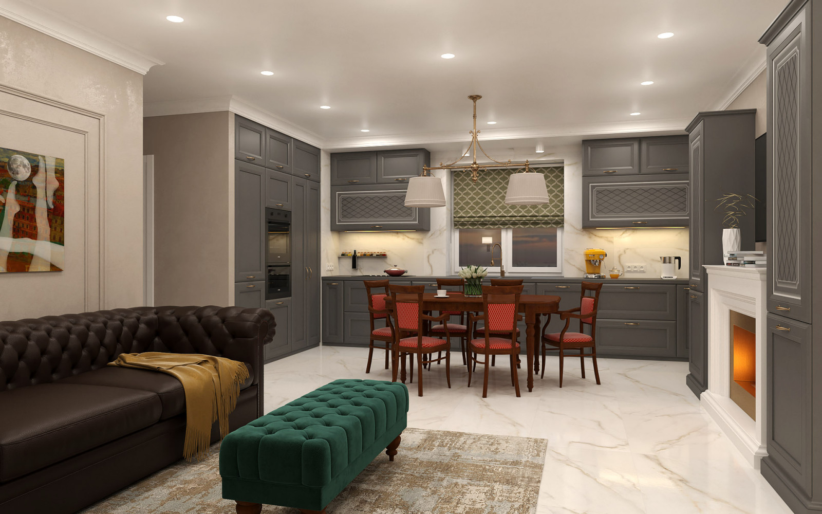 Дизайн квартиры в ЖК "Феникс" г. Самара