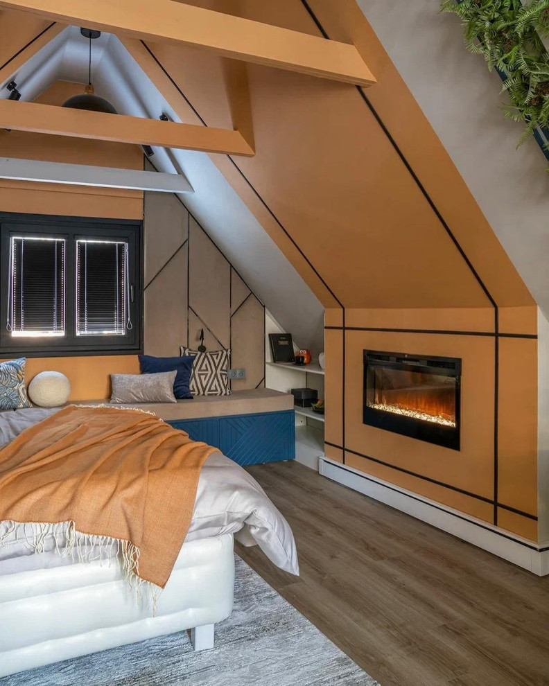 Интерьер мансарды