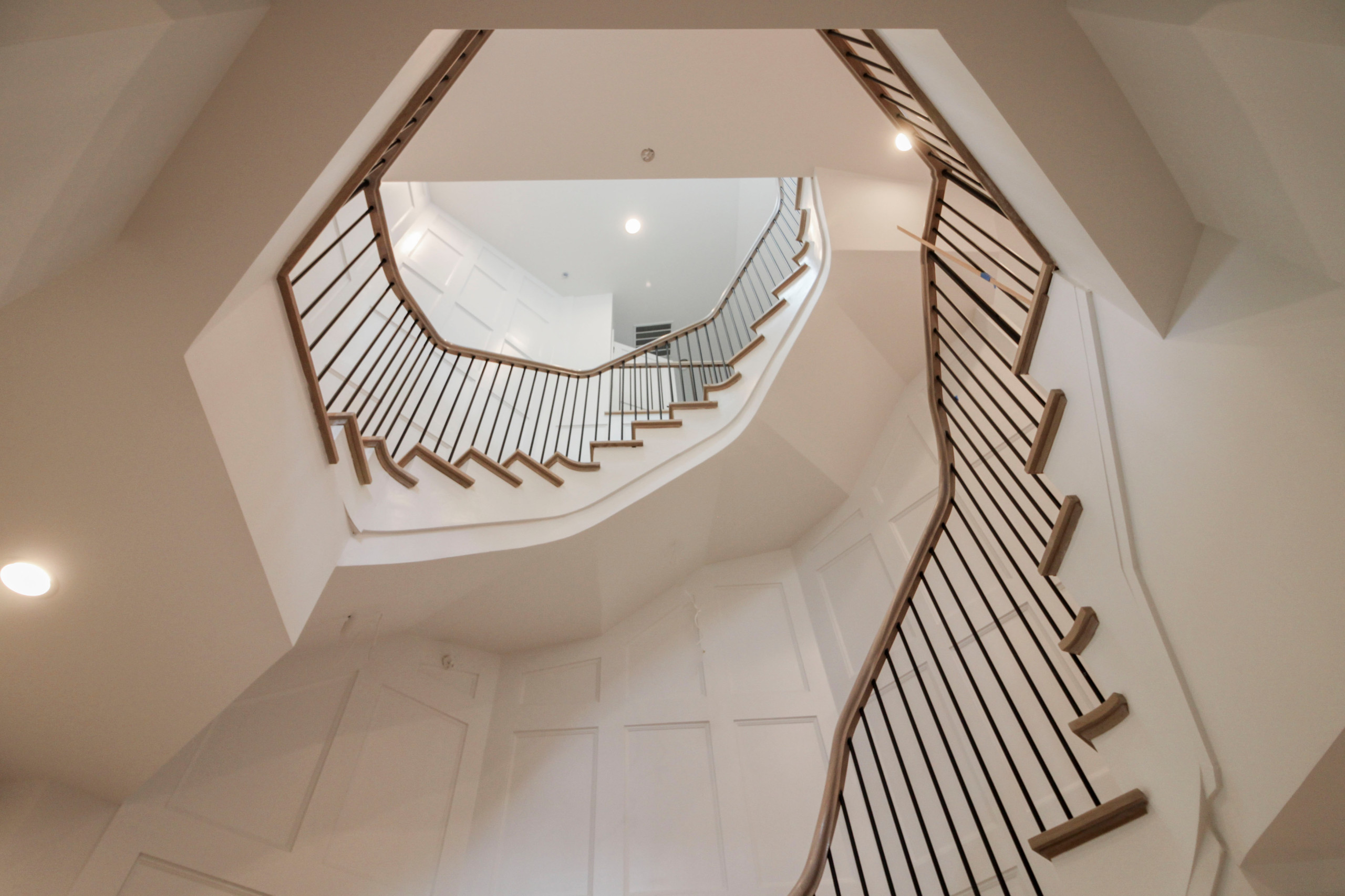 100_Hexagonal Floating-Staircase, Bethesda MD 20817