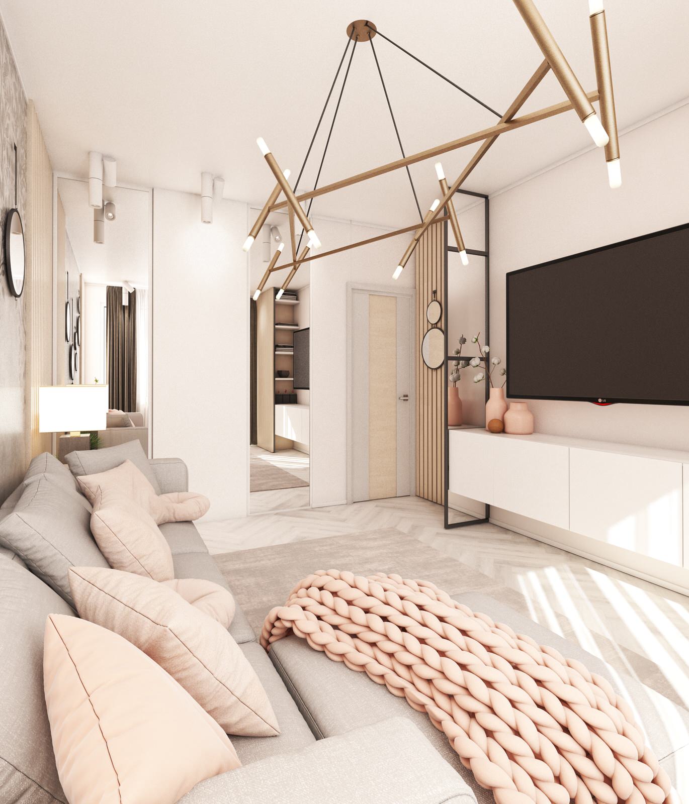 Гостиная для сестер, жк Джаз