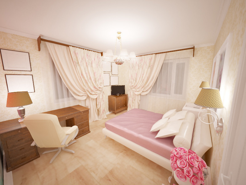 Дизайн-проект квартиры в легкой классике