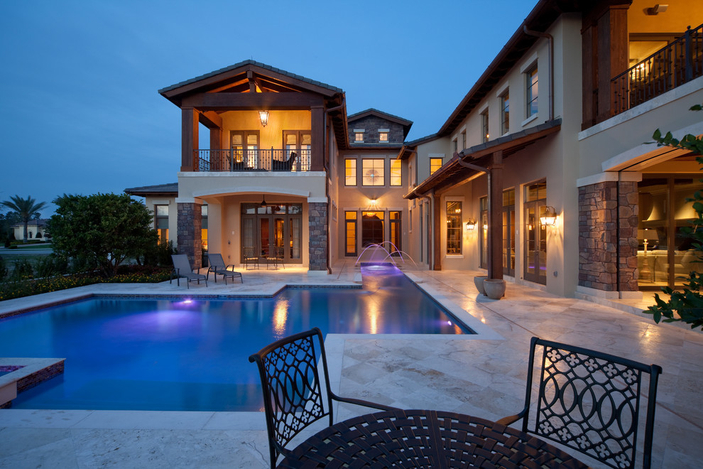 This is an example of a transitional pool in Orlando.