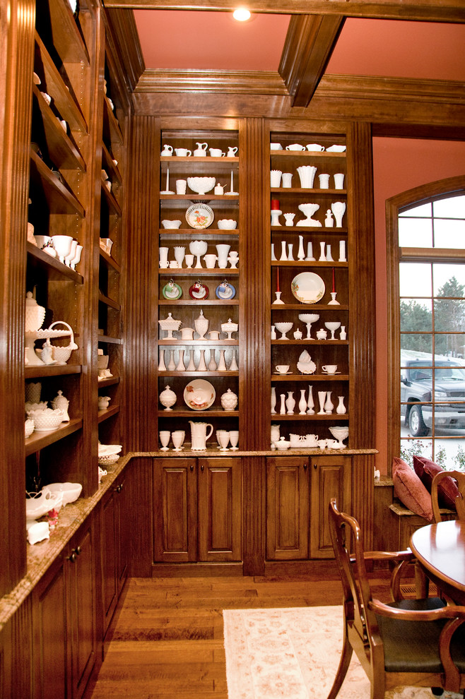 Home design - large transitional home design idea in Cedar Rapids
