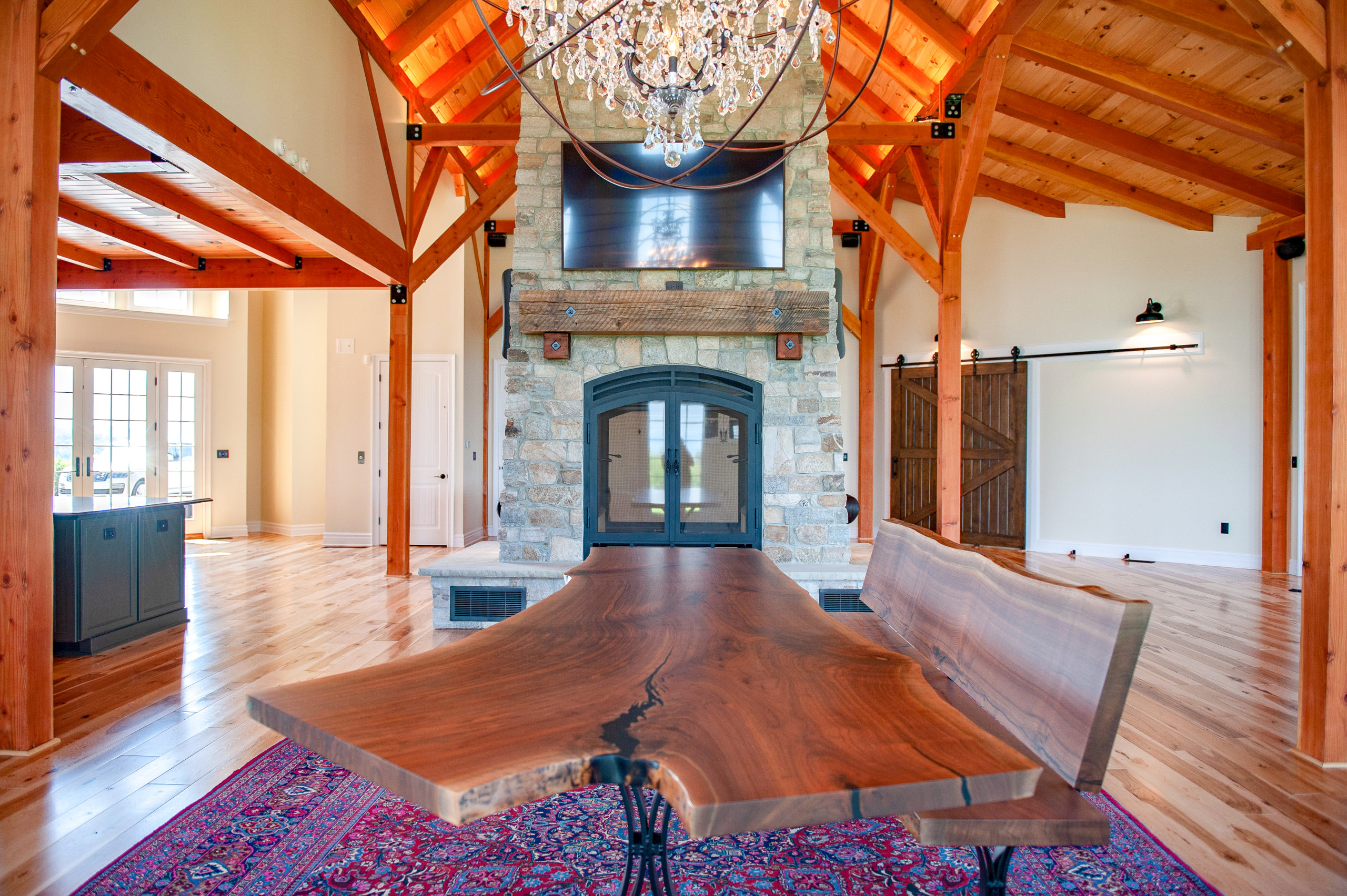 Addition: Solomon Estates Timber frame