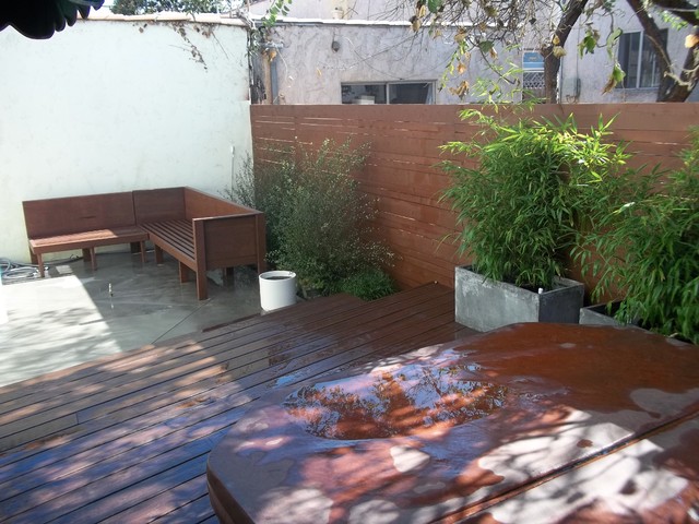 Long Beach, Residence contemporary-terrace