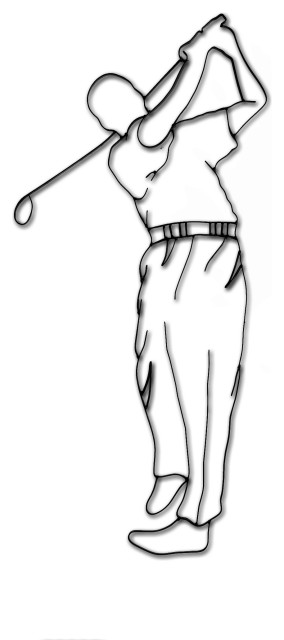 Male Golfer Metal Wall Decor And Sculpture Contemporary Metal Wall Art By World Unique Imports