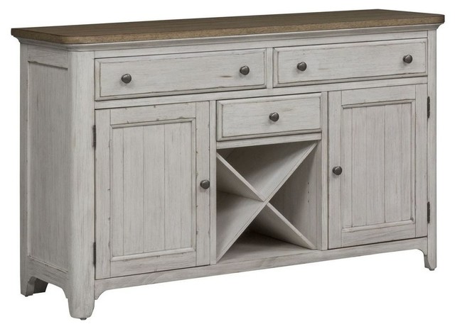 Liberty Farmhouse Reimagined Buffet Antique White Liberty Farmhouse Reimagined Buffet