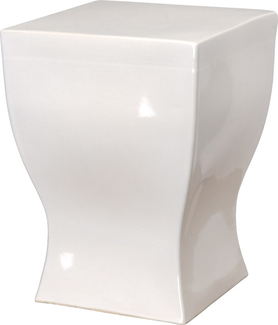 Square Garden Stool/Table Contemporary Accent And Garden Stools