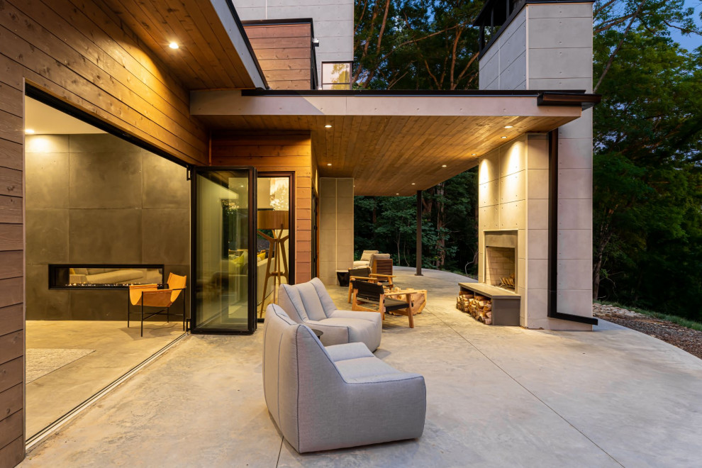 This is an example of a medium sized contemporary patio in Other.
