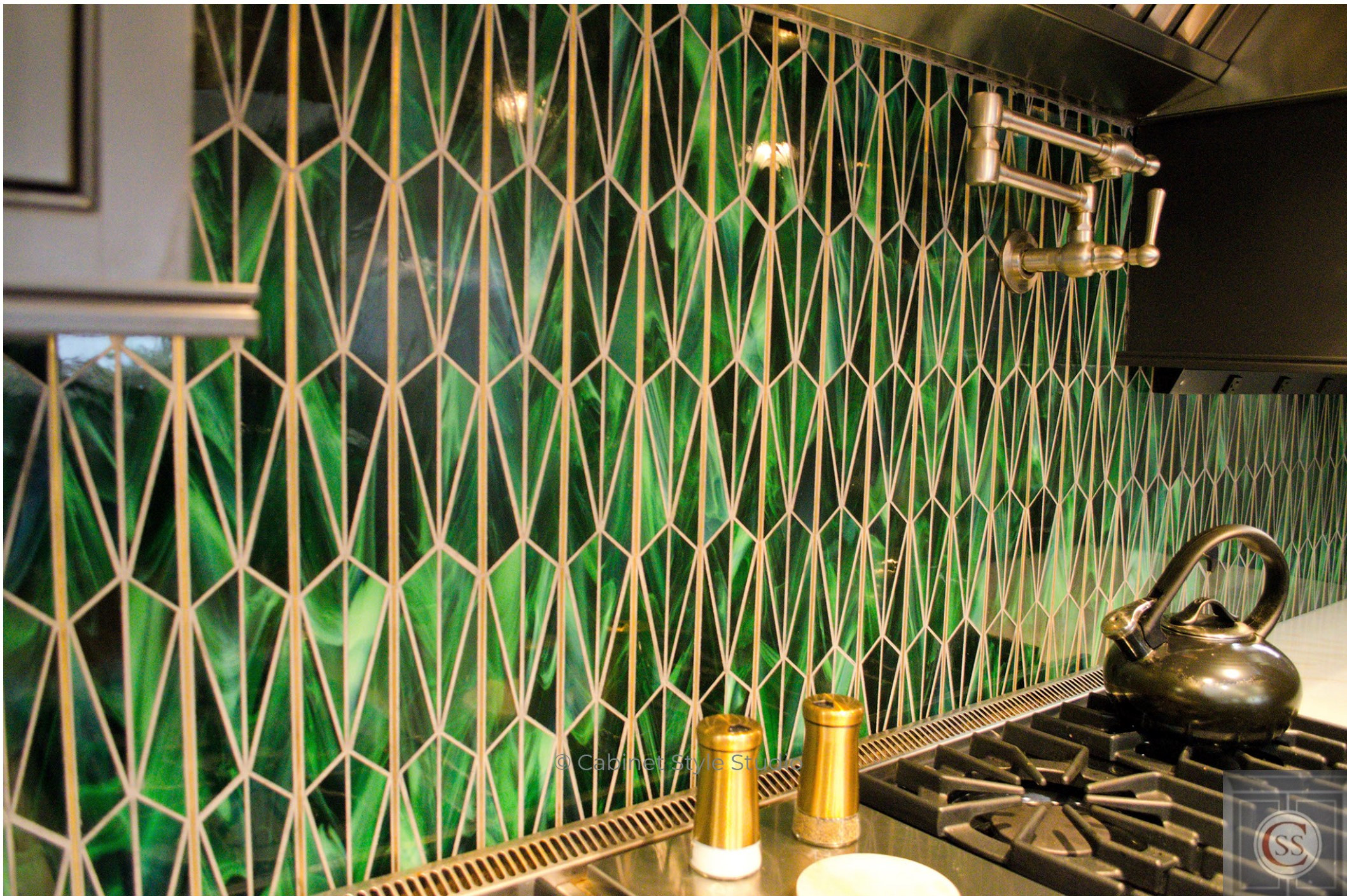 Green with Envy Backsplash