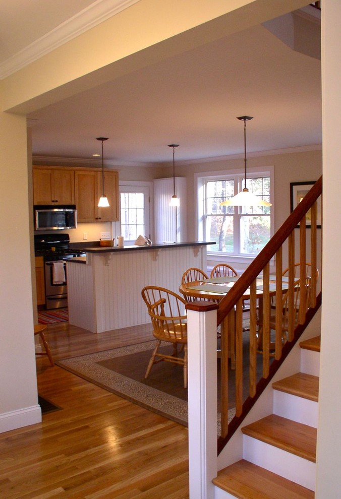 Traditional entryway in Boston.