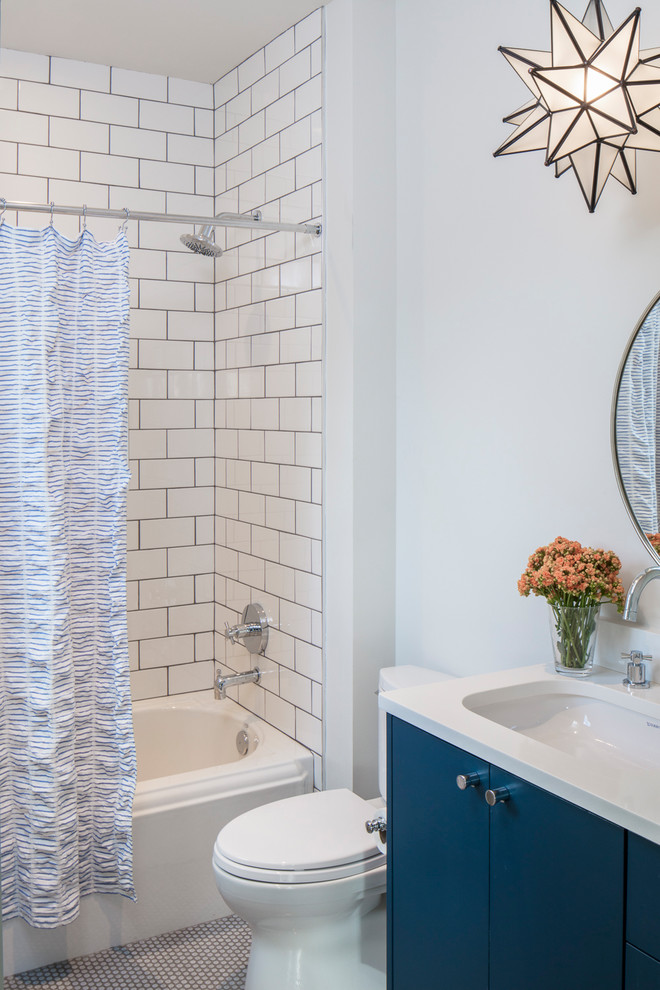 Inspiration for a transitional bathroom remodel in Austin
