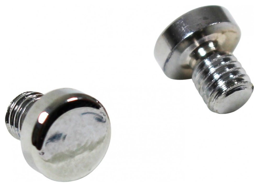 Hinge, Chrome Small Coin Finial, Set of 2 Traditional