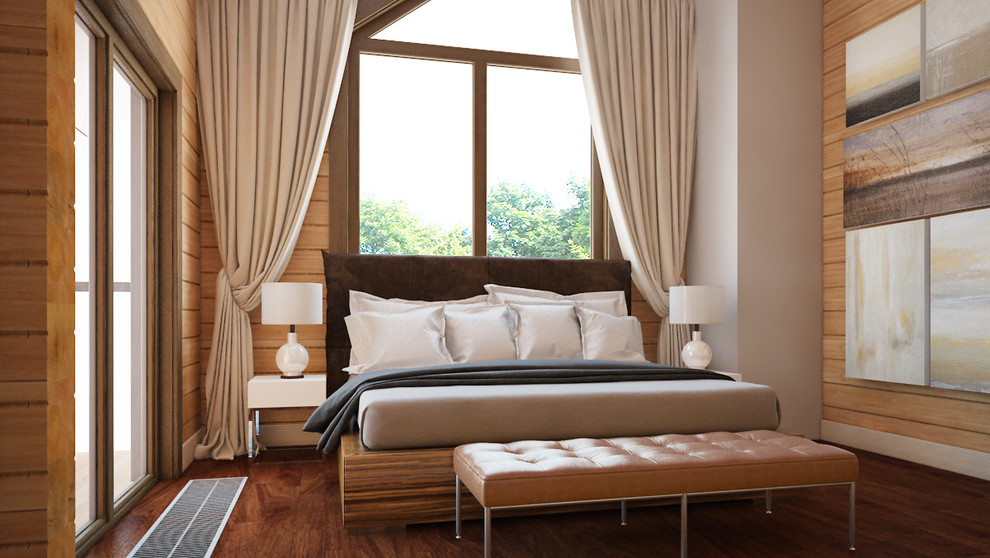 Дом из бруса. Архитектура и дизайн интерьера.