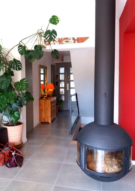 R&eacute;novation d'un espace de vie eklektisk-dagligstue