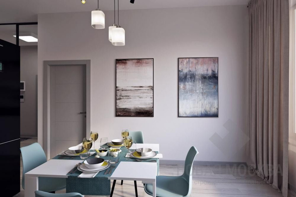 Дизайн-проект однокомнатной квартиры 48 кв.м. в ЖК «Символ»