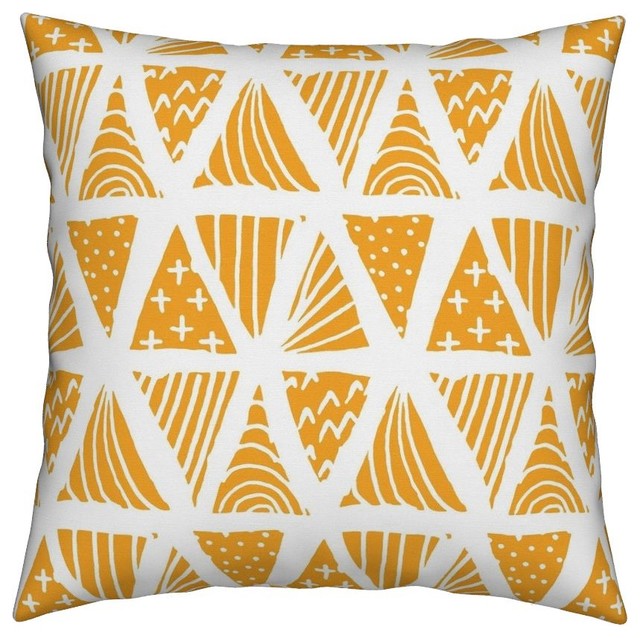 Triangle Geo Plus Gender Neutral Childrens Throw Pillow