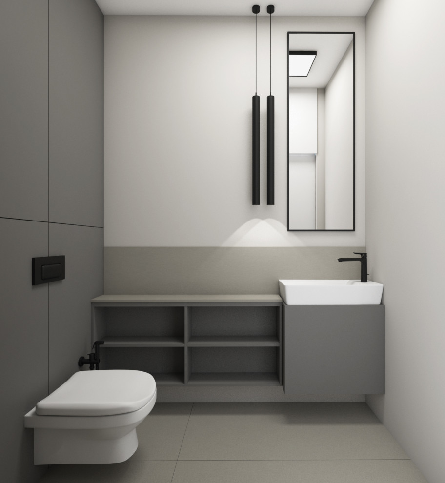 Оливковый в сером