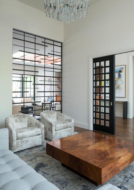 Contemporary Home in Preston Hollow clasico-renovado-despacho