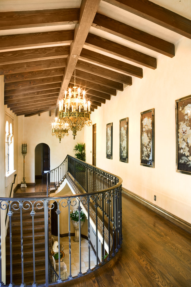 Photo of a mediterranean hallway in Santa Barbara.
