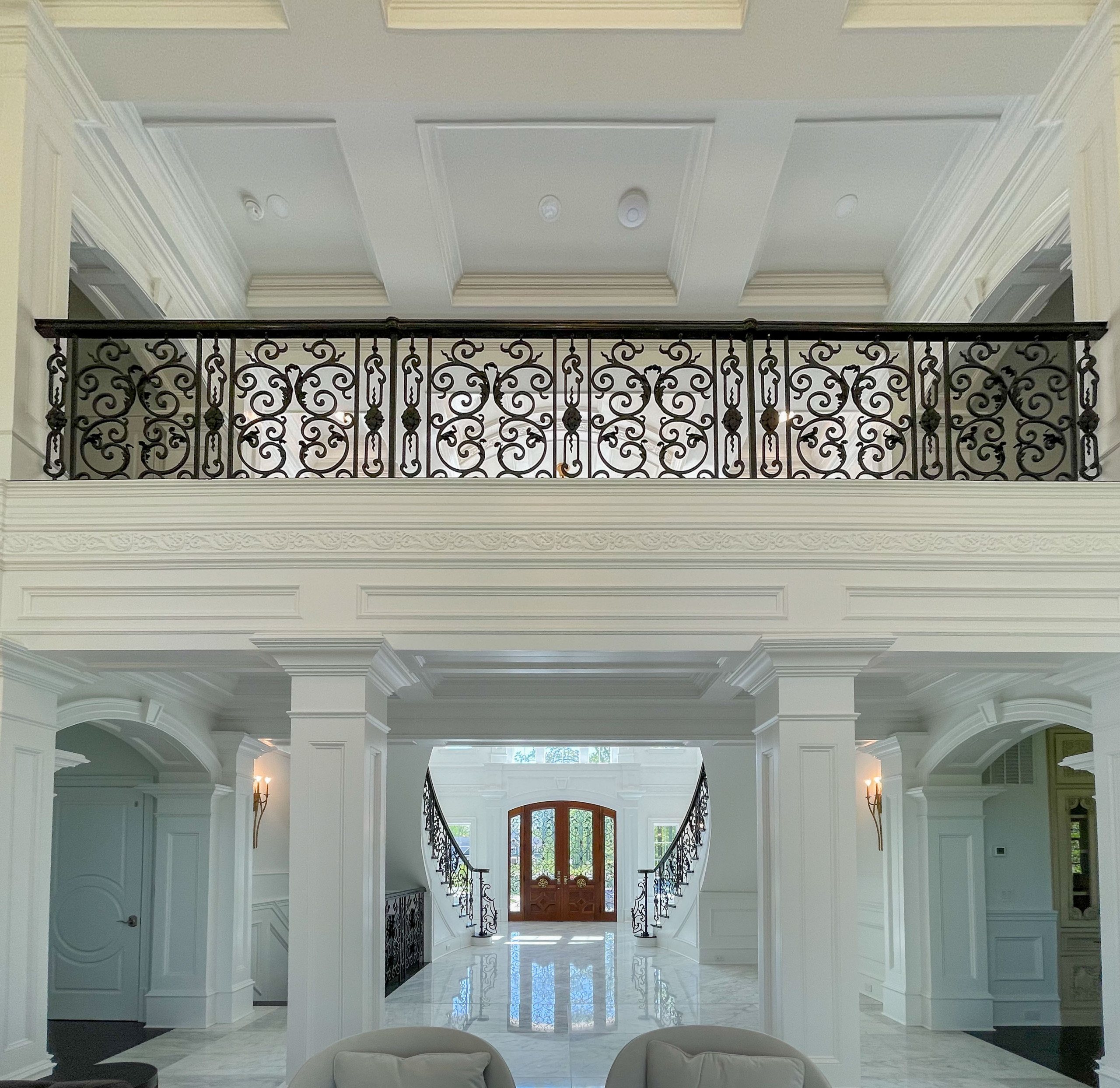 92_Grand Double Staircase in Exquisite Custom Home, Great Falls VA 22066