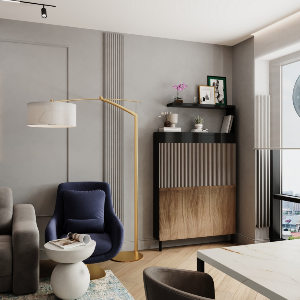 Кухня-гостиная в  ЖК "Filicity"