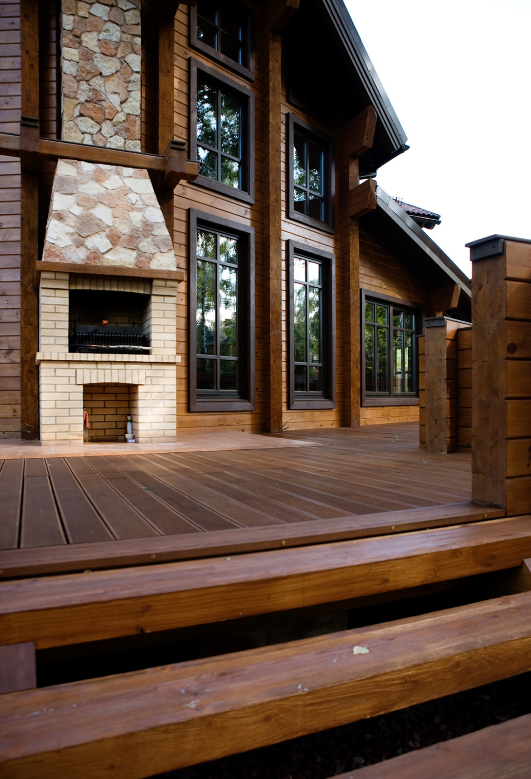 Терраса и дом