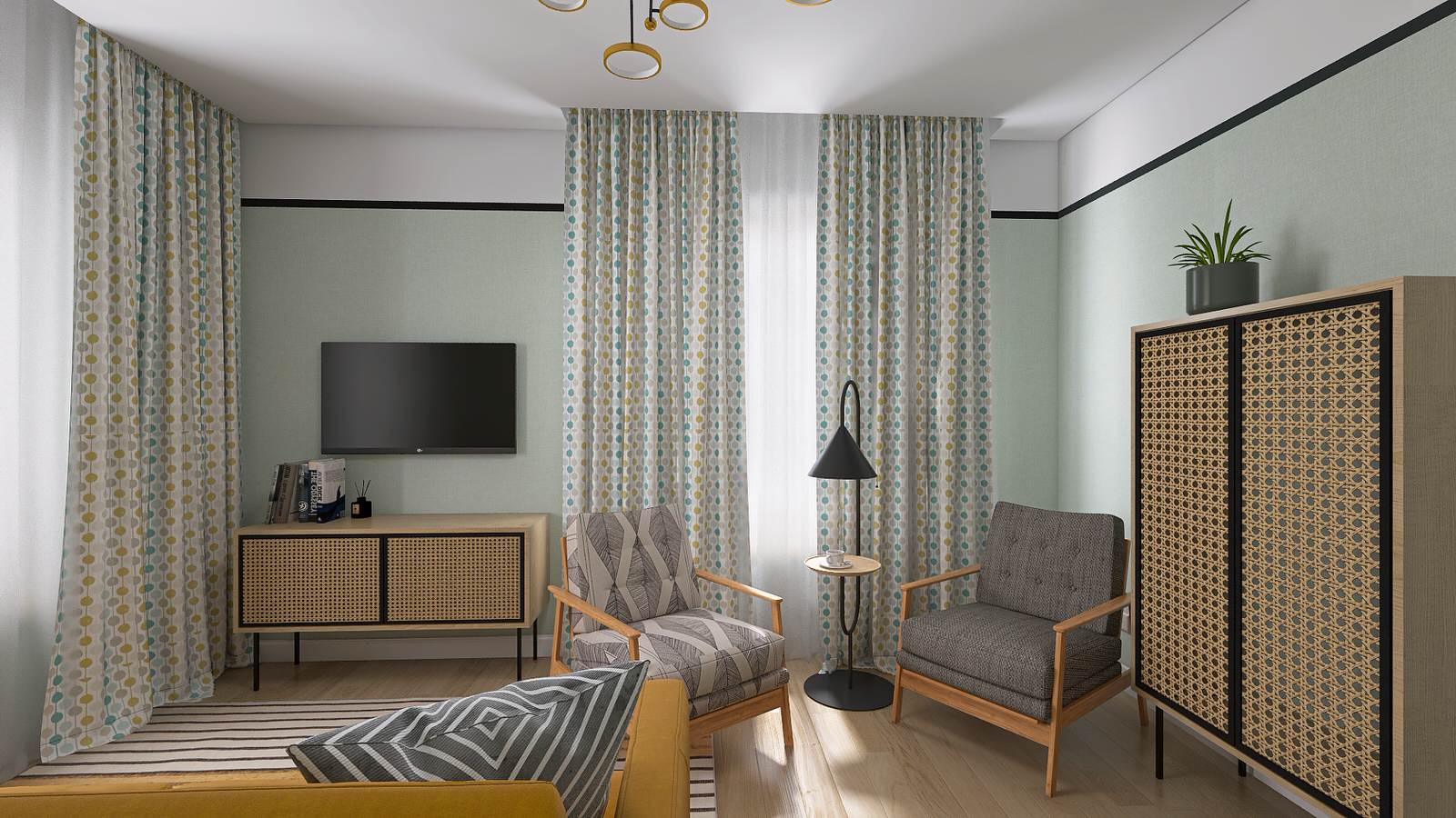 Дизайн-проект квартиры, 45 м2