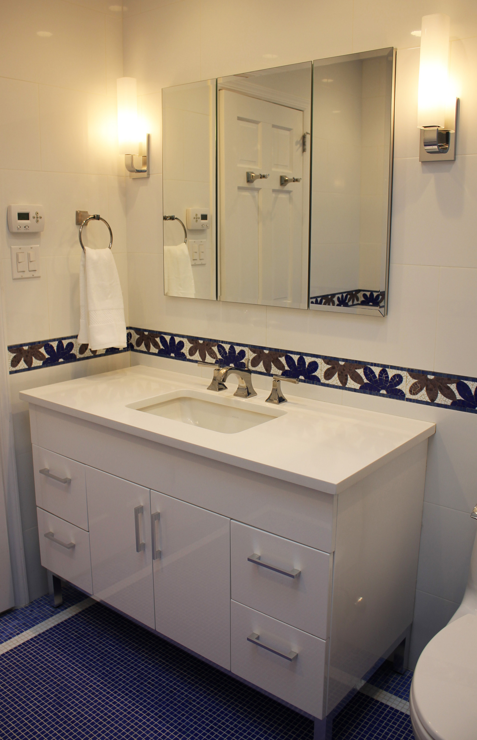 Mosaic Bathroom Lawrence, NY Home