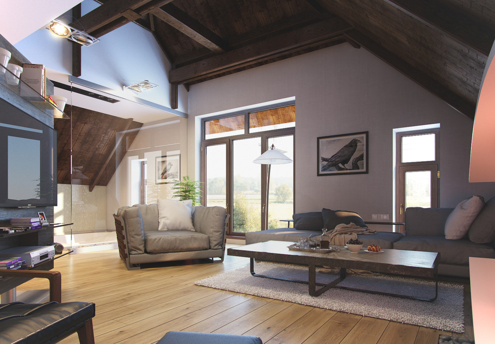 Лофт на мансарде