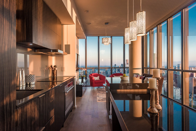 Toronto Condo modern-kueche