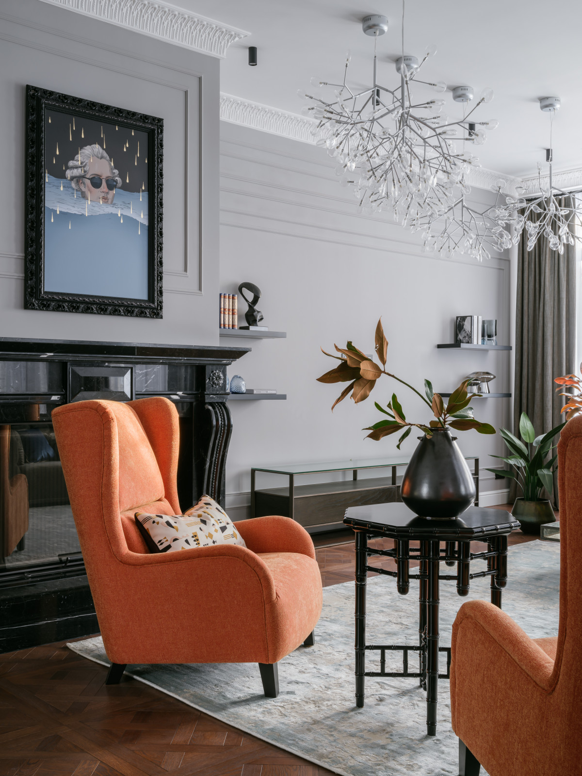 Стилизация загородного дома в КП Довиль