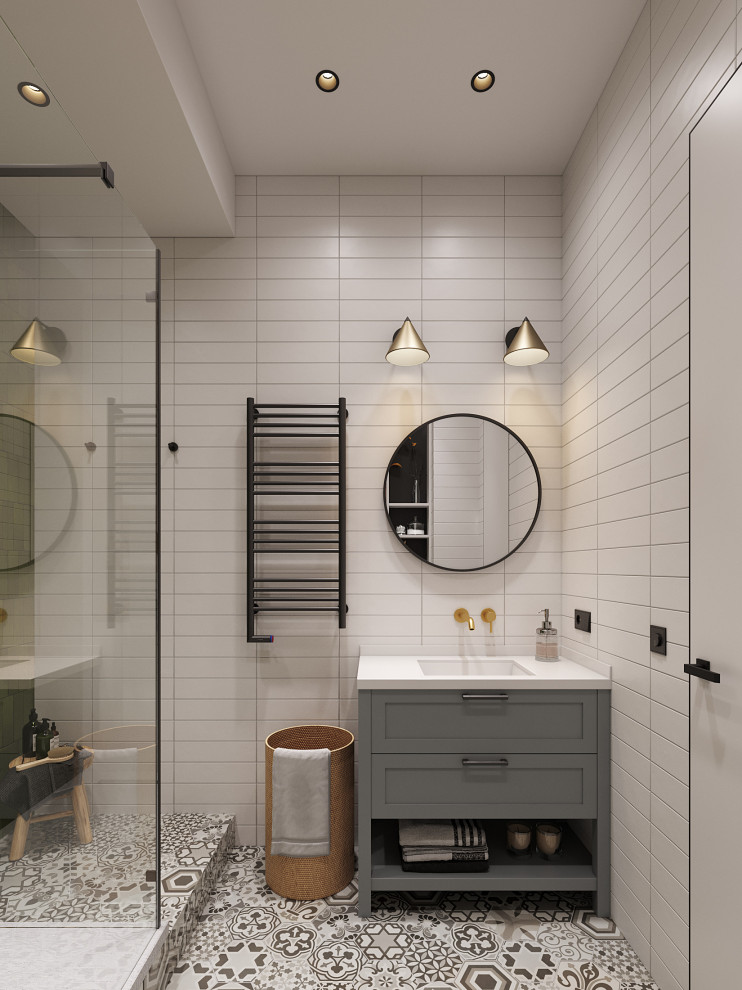 Квартира с зелеными акцентами