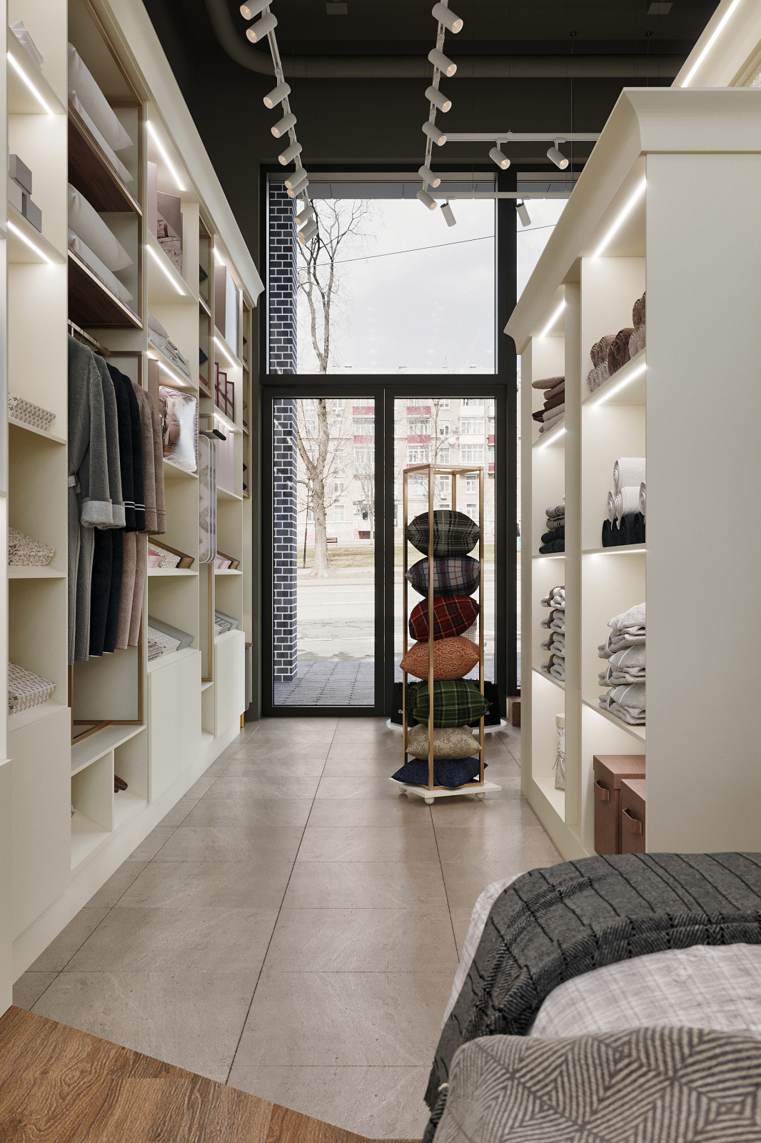 Интерьер магазина домашнего текстиля "ETWAS" - 58,6 кв.м.