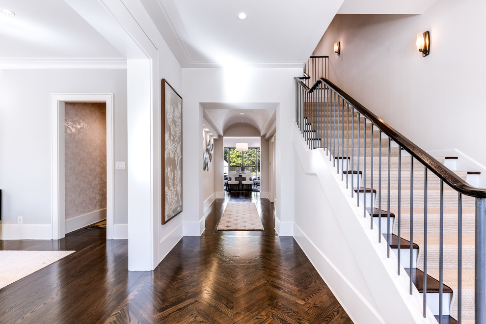 Transitional Custom Home in HP - Transitional - Dallas - by Ellen ...