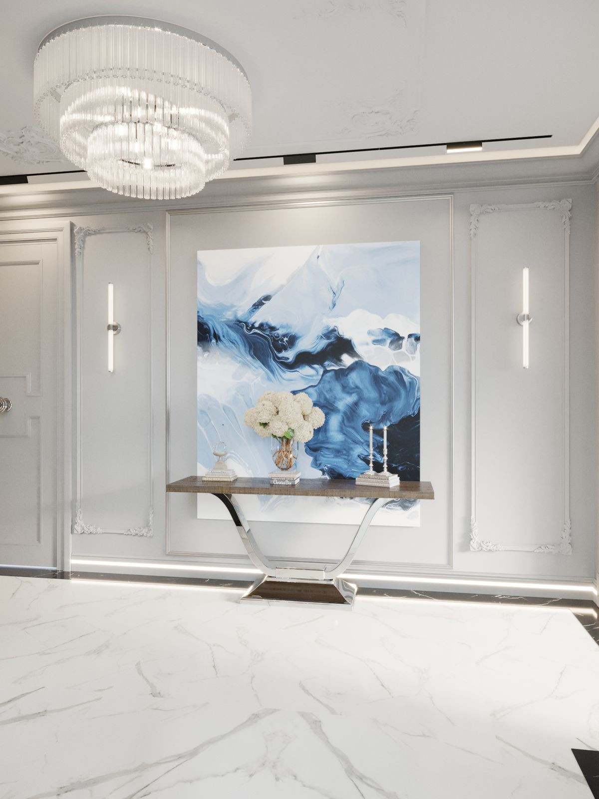 Частный дом // 1 этаж // Дизайн студия Льва Терехова