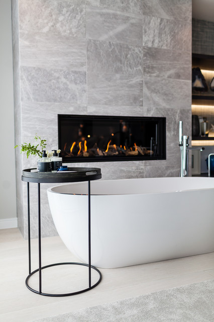 Cotswolds Lakehouse contemporary-bedroom