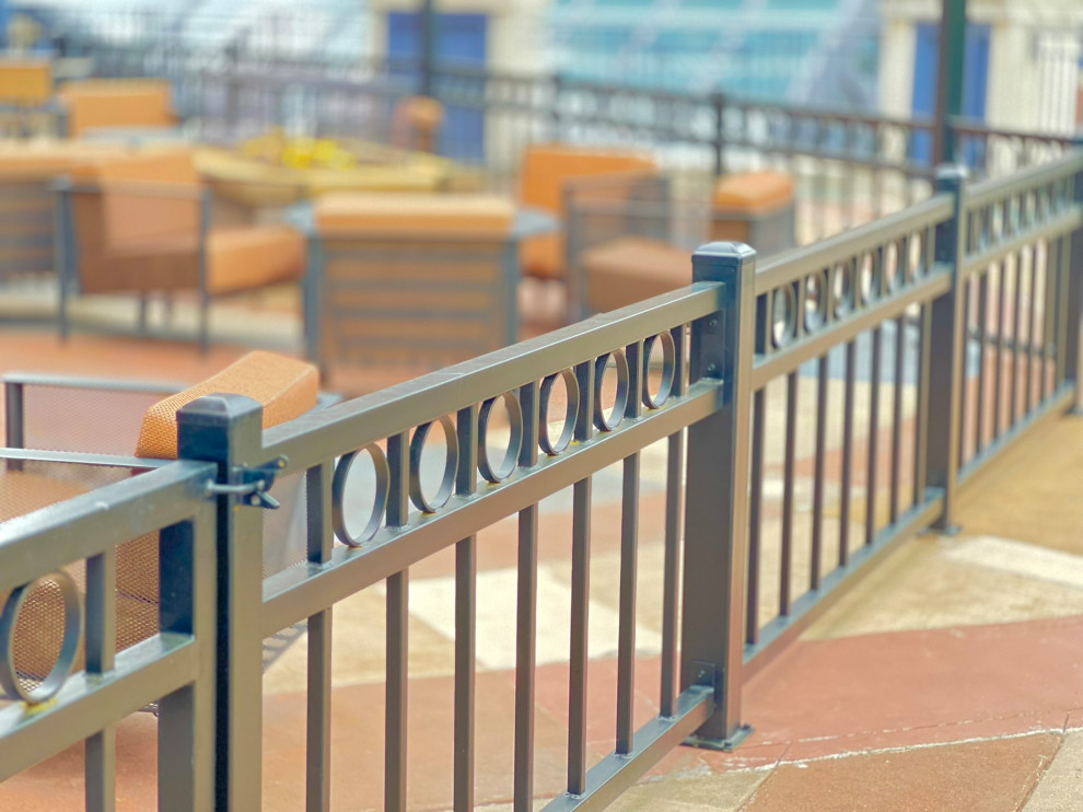 Modern Metal Railings @ Annapolis Restaurant