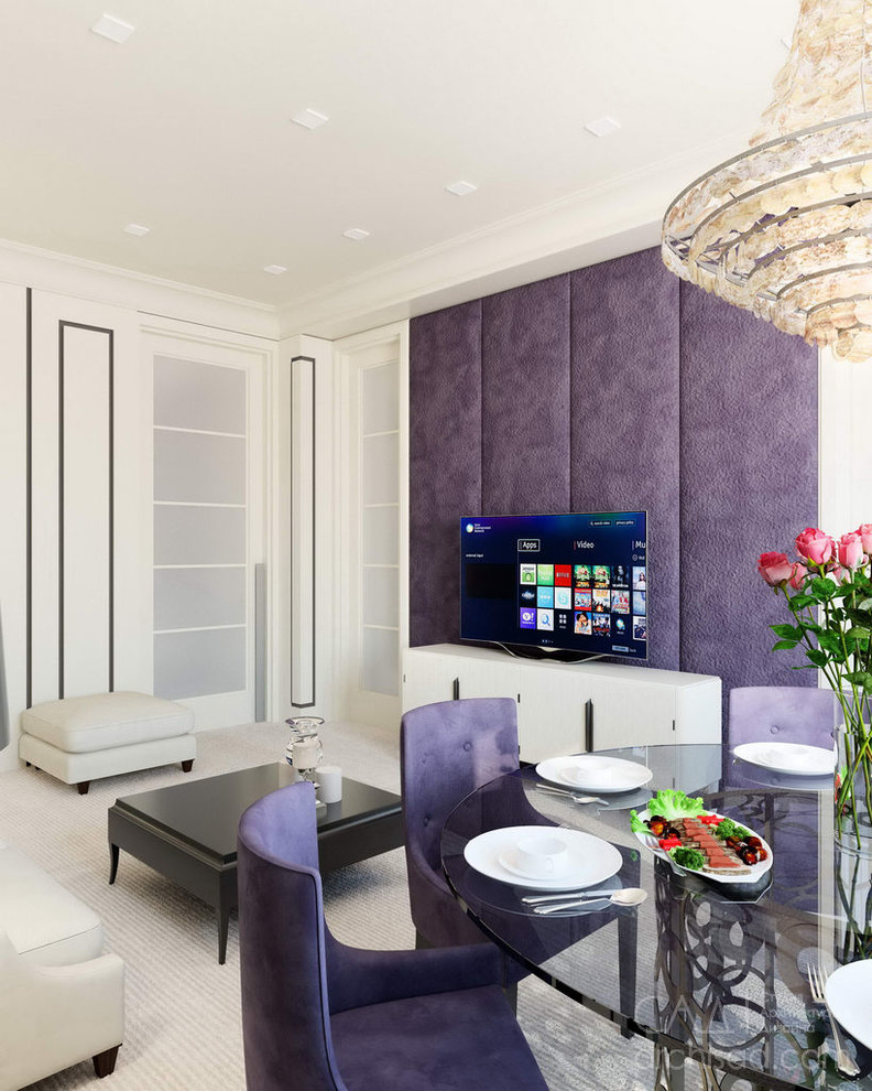 Дизайн-проект квартиры  «Purple»