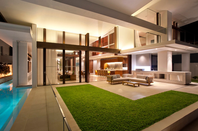 Mooloolah contemporary-uteplats