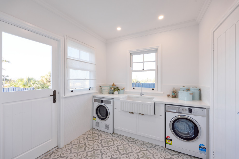 Hamptons Beach House - Beach Style - Laundry Room - Perth - by ...