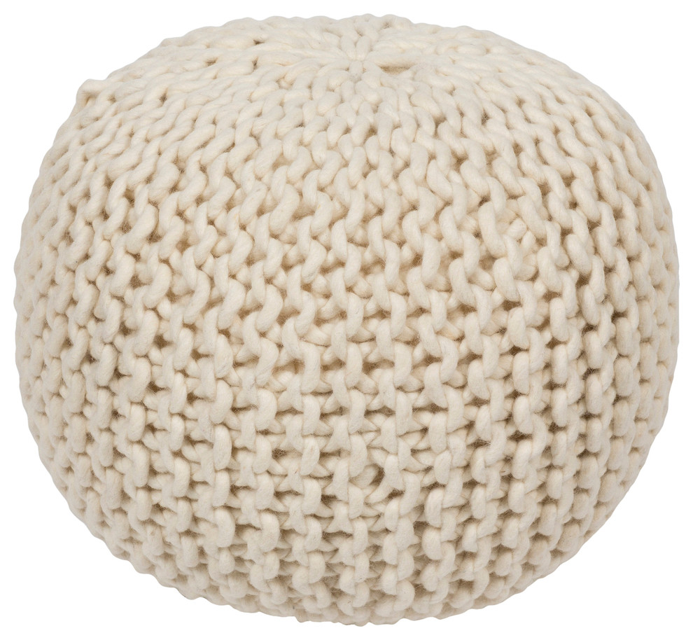 Surya Poufs Sphere Pouf