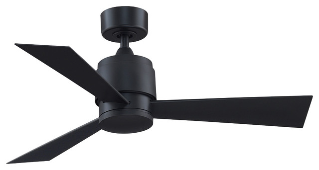 Zonix Black Ceiling Fan With Remote - Contemporary - Ceiling Fans - by  Premium Home Interior | Houzz