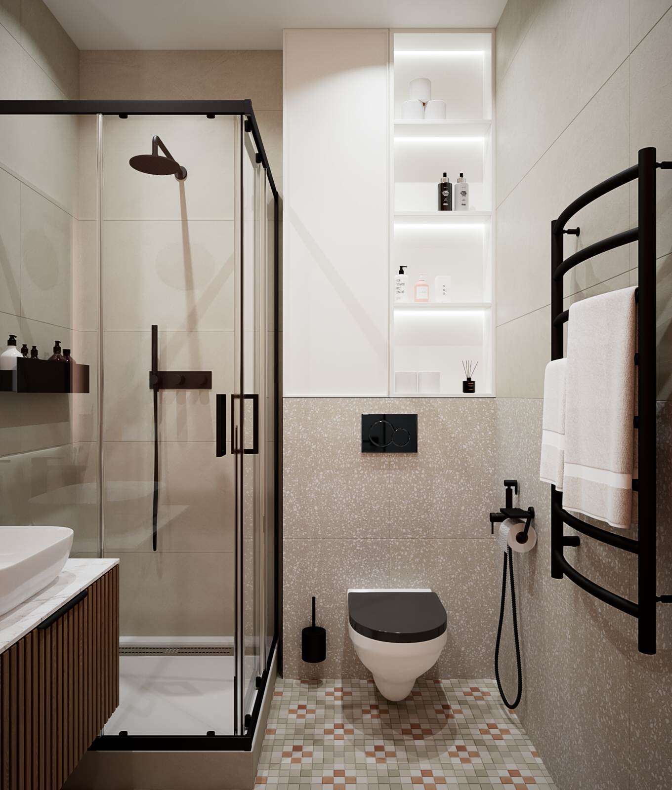 Современный интерьер с элементами классики