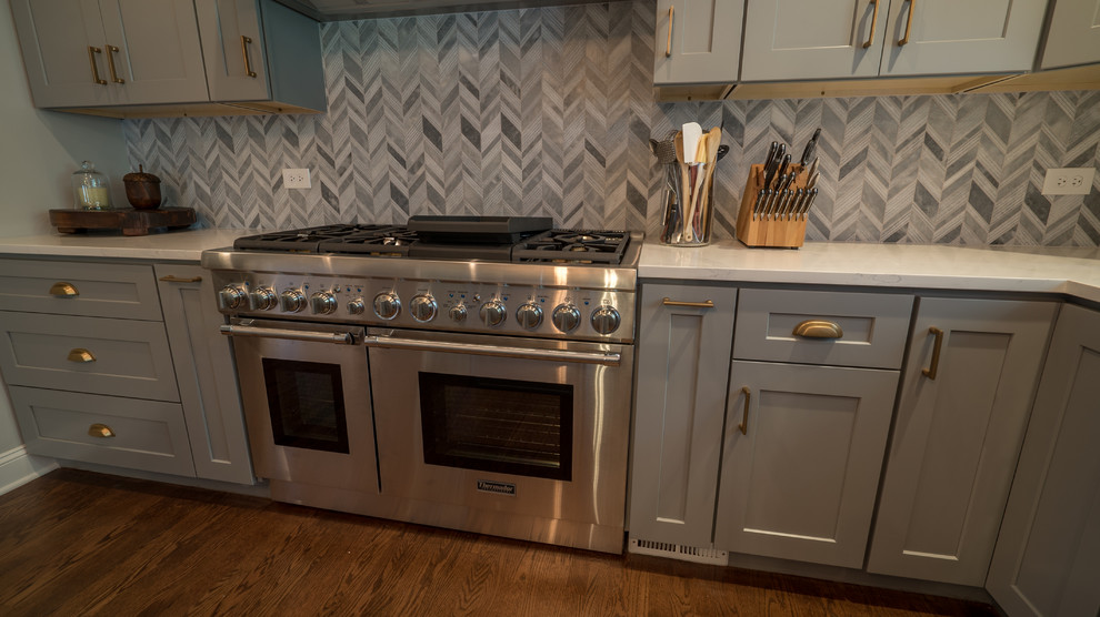 Inspiration for a transitional kitchen remodel in Chicago