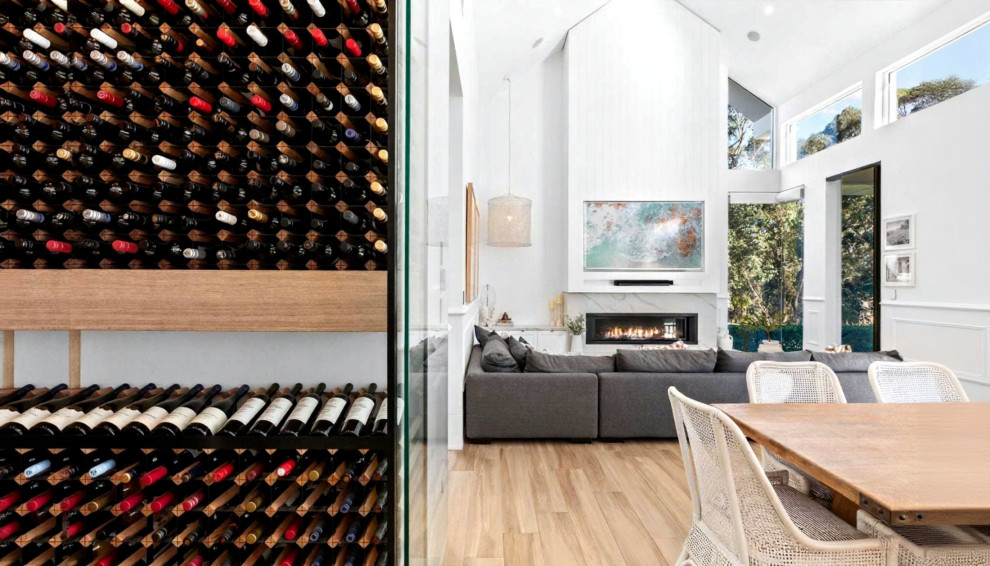 Photo of a modern wine cellar in Sydney.