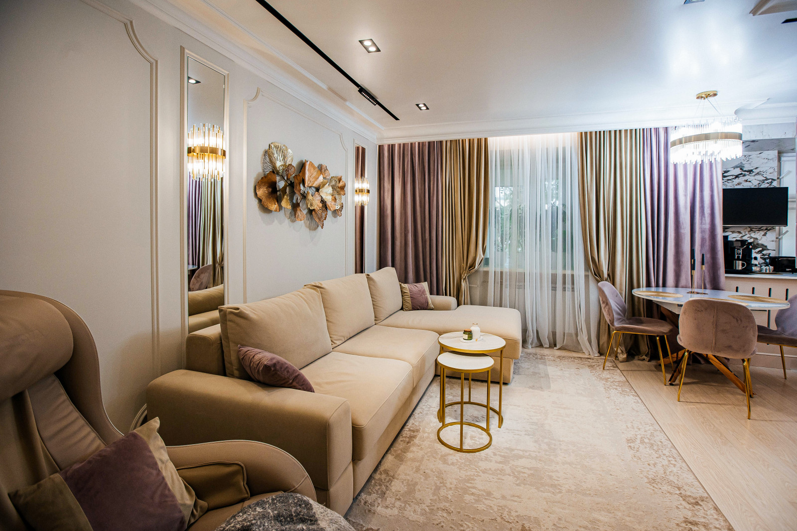 Реализация "Умеренный шик на 60 м2"