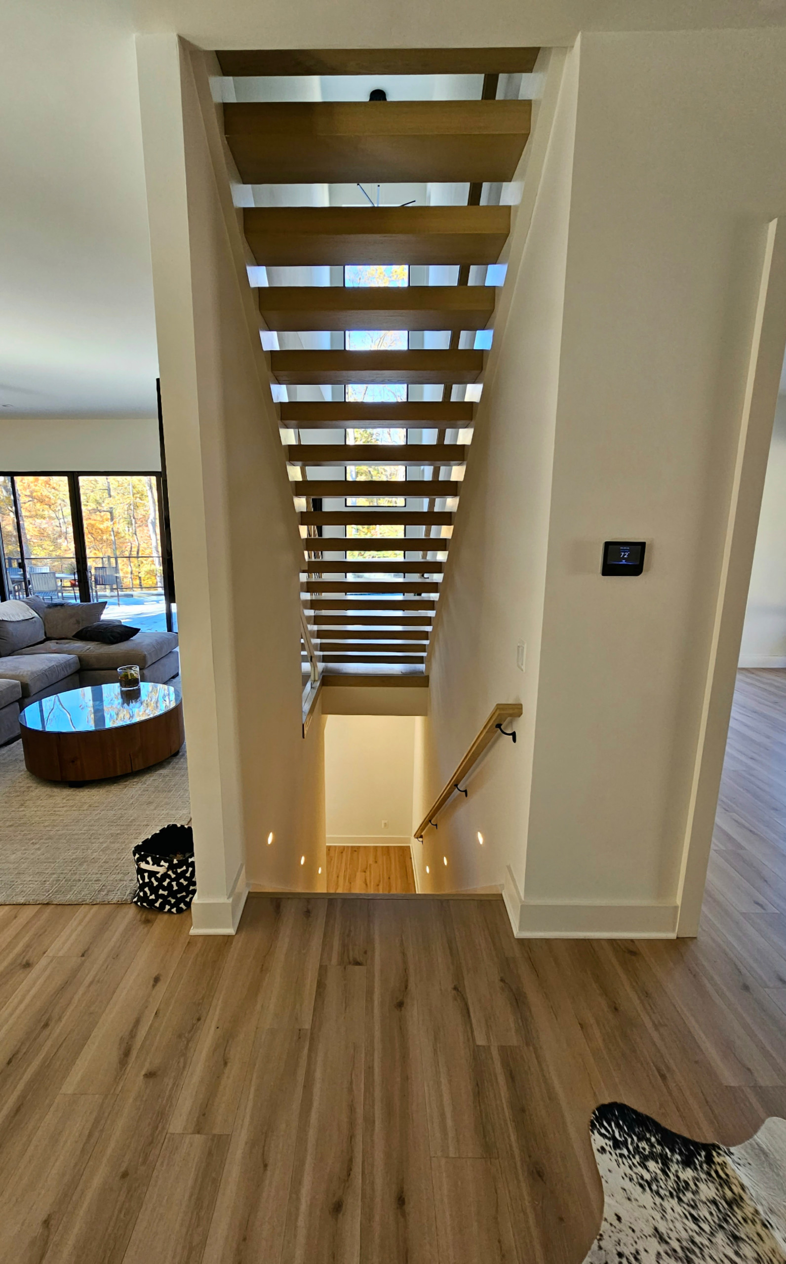 111_Open-Rise Stair with a Stunning Pool View, Great Falls, VA 22066